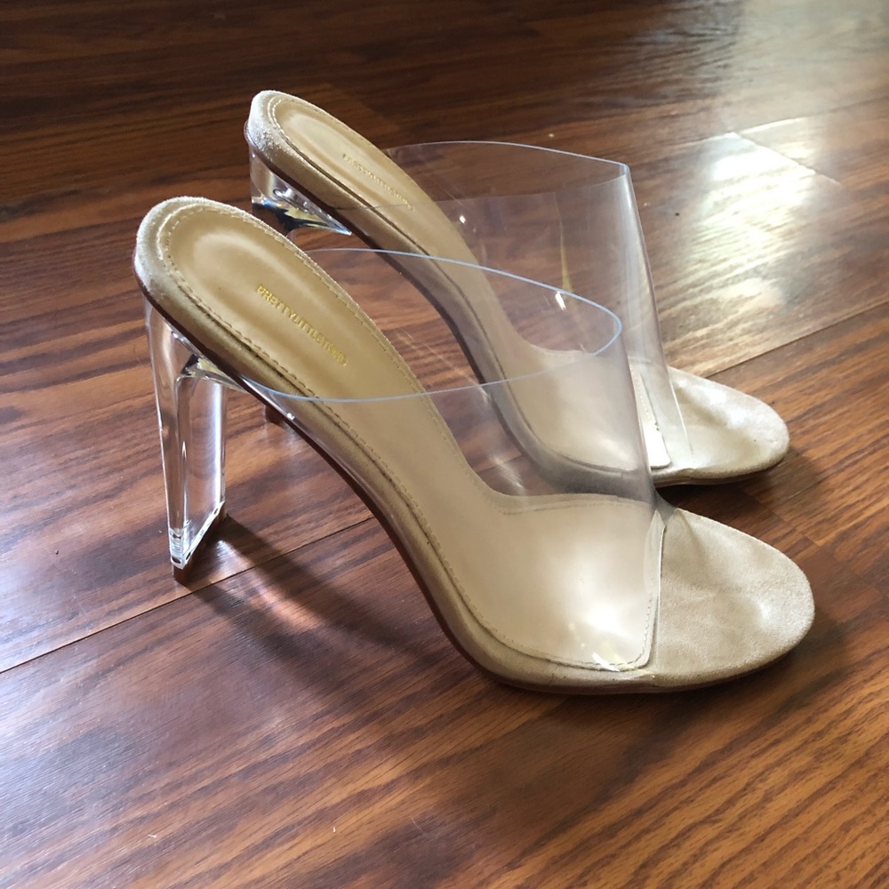 PrettyLittleThings Clear Heels